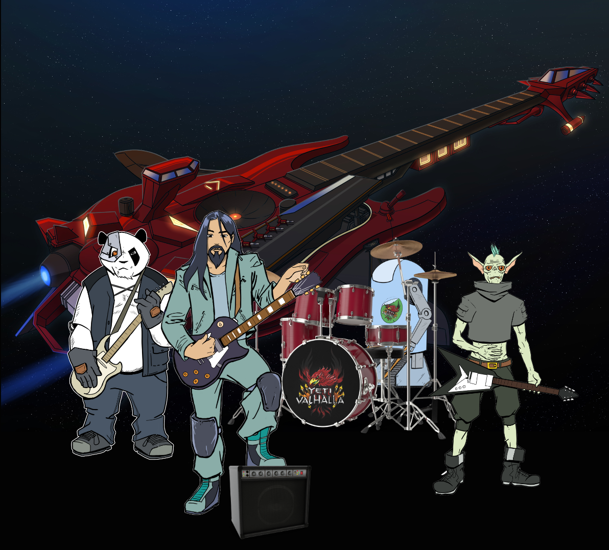 Bandruption Characters Concept Art